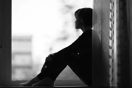 Girl on Window Sill